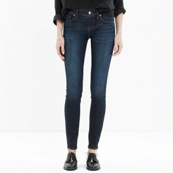 Madewell Denim - Madewell Dark Wash Denim Skinny Skinny Jeans 27x32